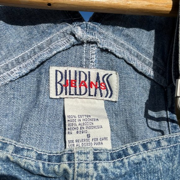 Billblass Denim Overall Shorts Women's 8 - Picture 2 of 6